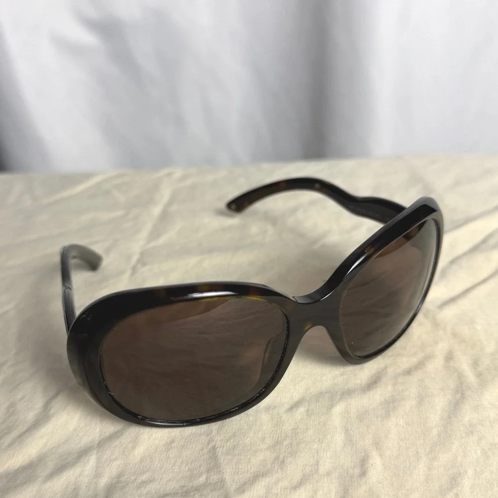 Prada Oversized Dark Brown Tortoiseshell Sunglasses